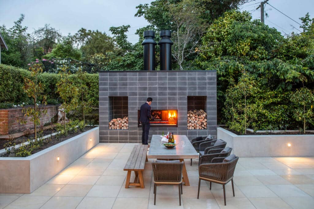 Escea EK Series Outdoor Fireplace Kitchen - 3 Sizes