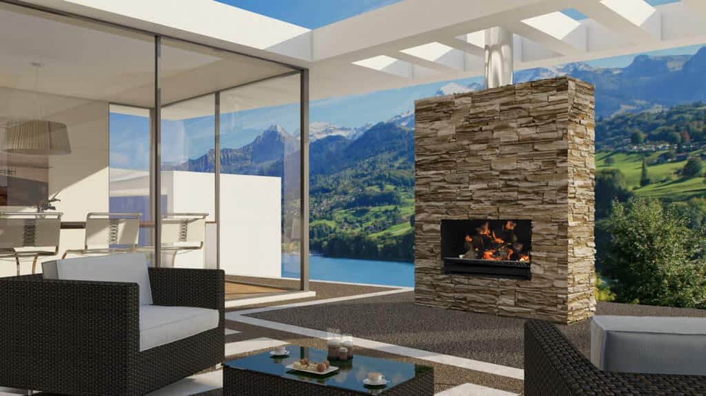Escea EW5000 Outdoor Cooking Fire - Image 5
