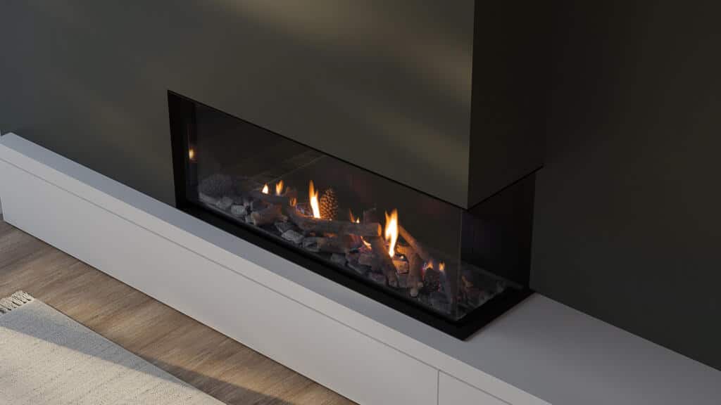 Escea DN1150 Corner Gas Fireplace