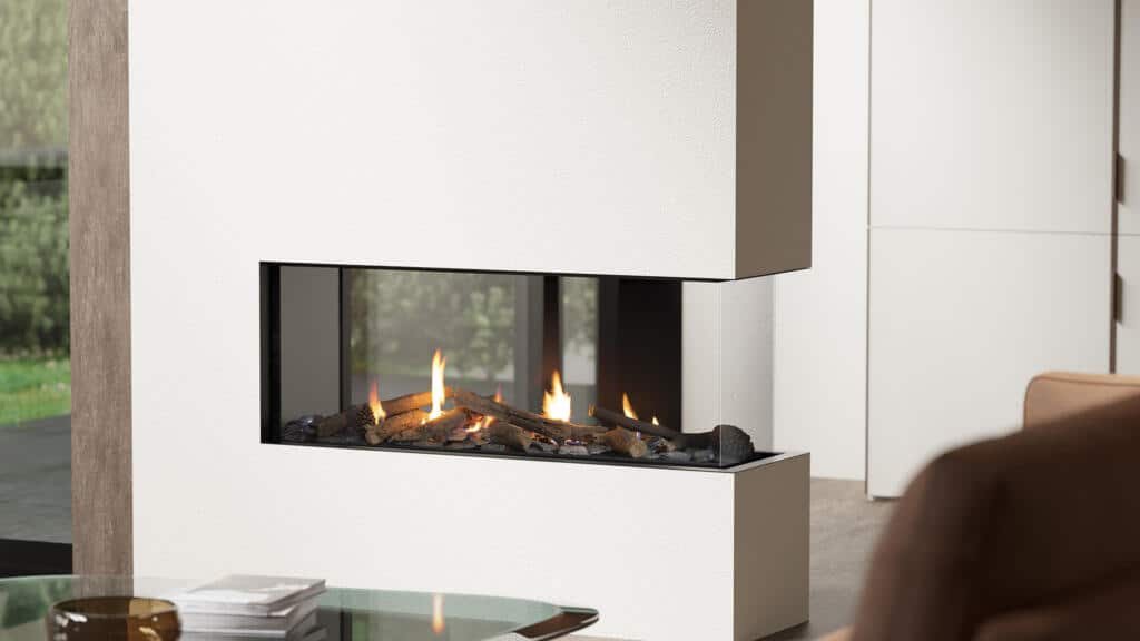 Escea DN1150 Peninsula Gas Fireplace