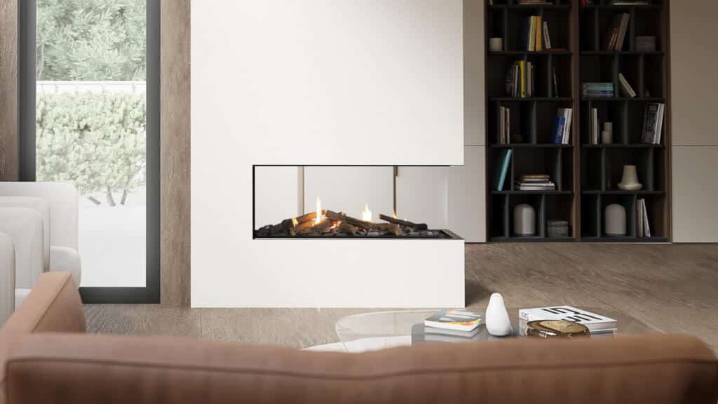 Escea DN1150 Peninsula Gas Fireplace - Image 3