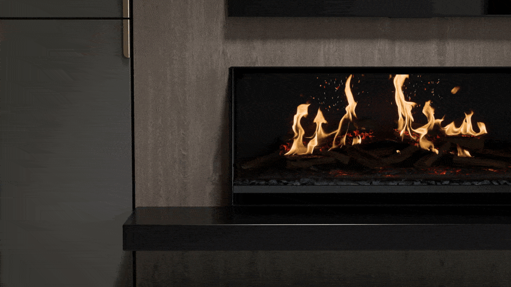 Escea LE1000 - Inbuilt Holographic Electric Fireplace - Image 2