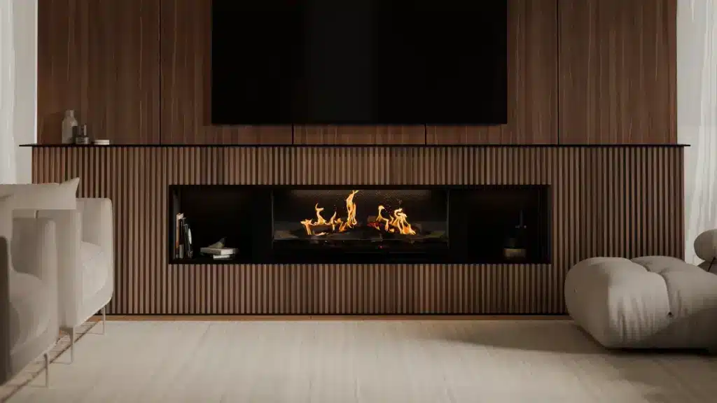 Escea LE1000 - Inbuilt Holographic Electric Fireplace - Image 3
