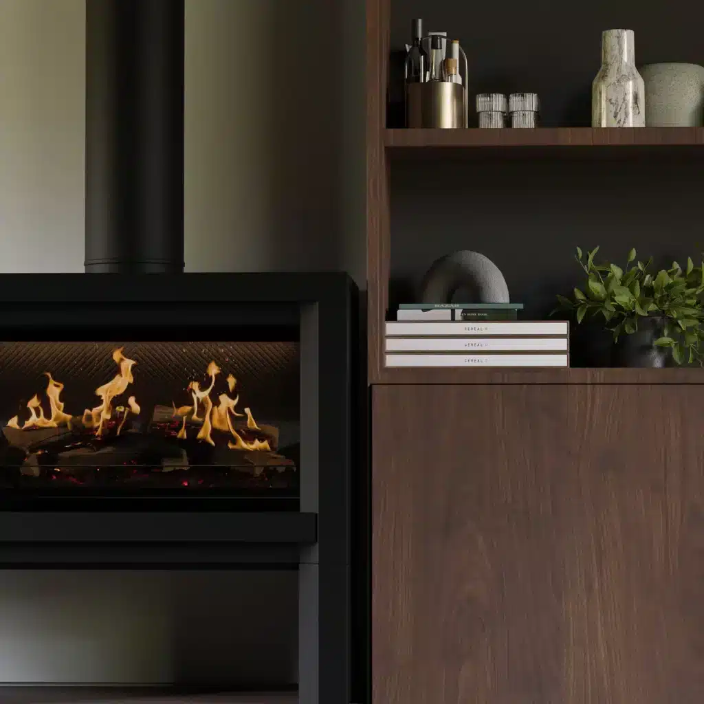 Escea LFS800 - Freestanding Holographic Electric Fireplace